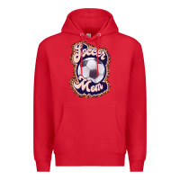 Red soccer mom Premium Hoodie - JahusDesignShop