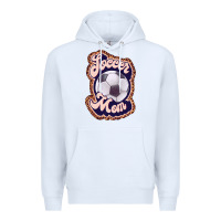 White soccer mom Premium Hoodie - JahusDesignShop