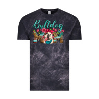 Cloud Black english bulldog mom Vintage Tee - Artiststas