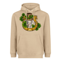 Mushroom st patricks day goat horseshoe shamrock Heavyweight Hoodie - RanaPortraitStore