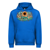 Cobalt god is good all the time Urban Hoodie - NancyCooperArtShop