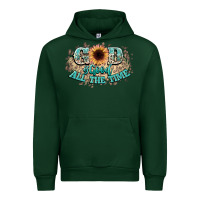Forest Green god is good all the time Urban Hoodie - NancyCooperArtShop