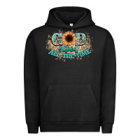 Pigment Black god is good all the time Urban Hoodie - NancyCooperArtShop