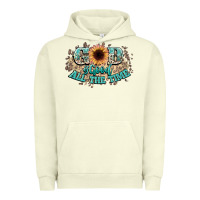 Pigment Pistachio god is good all the time Urban Hoodie - NancyCooperArtShop