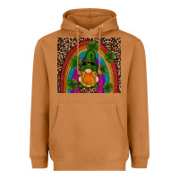 Meerkat st patricks day gnomes shamrock rainwow Heavyweight Hoodie - RanaPortraitStore