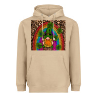 Mushroom st patricks day gnomes shamrock rainwow Heavyweight Hoodie - RanaPortraitStore