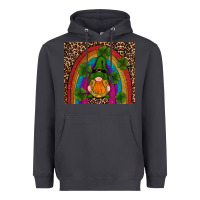 Smoke st patricks day gnomes shamrock rainwow Heavyweight Hoodie - RanaPortraitStore
