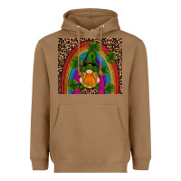 Toasted Coconut st patricks day gnomes shamrock rainwow Heavyweight Hoodie - RanaPortraitStore