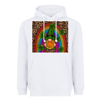White st patricks day gnomes shamrock rainwow Heavyweight Hoodie - RanaPortraitStore