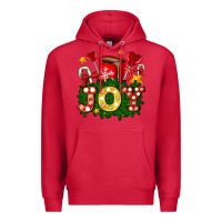 Cardinal christmas joy coffee and candies Premium Hoodie - AdoDesignShop