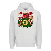Dove Grey christmas joy coffee and candies Premium Hoodie - AdoDesignShop