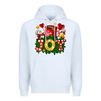 White christmas joy coffee and candies Premium Hoodie - AdoDesignShop