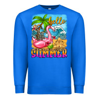 True Royal hello summer skeleton Premium Sweatshirt - Zillion Design Studio