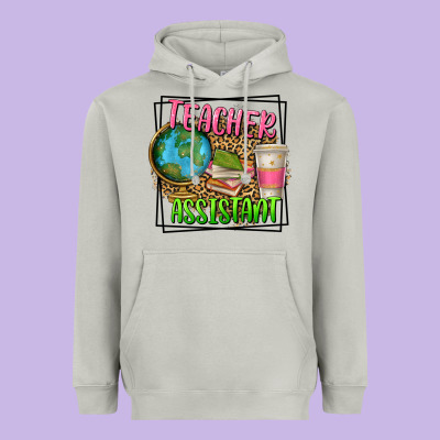 Teacher Assistant Heavyweight Hoodie Designed By Texasbilliewilder