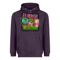Plum teacher assistant Heavyweight Hoodie - texasbilliewilder