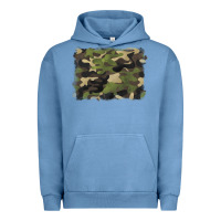 Pigment Pebble Blue camouflage background Urban Hoodie - BarkalooDesign