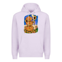 Lilac pumpkin sunflower Premium Hoodie - JahusDesignShop