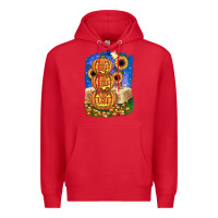 Red pumpkin sunflower Premium Hoodie - JahusDesignShop