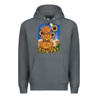 Rock pumpkin sunflower Premium Hoodie - JahusDesignShop