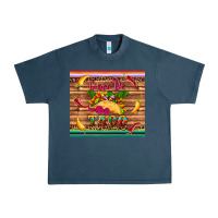 Midnight Navy cinco de taco paper serape leopard wooden Urban Heavy Tee - Artiststas