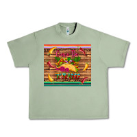 Oil Green cinco de taco paper serape leopard wooden Urban Heavy Tee - Artiststas