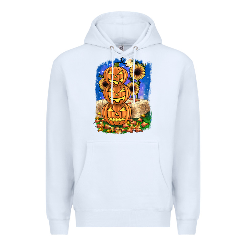 Pumpkin Sunflower Premium Hoodie by JahusDesignShop | Teevron