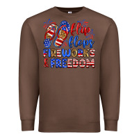 Chestnut flip flops fireworks and freedom Premium Sweatshirt - Zillion Design Studio