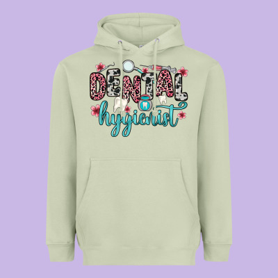 Dental Hygienist Heavyweight Hoodie Designed By Zillion Design Studio