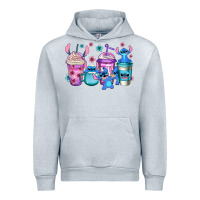 Heather Grey stitch coffee Urban Hoodie - Jasminsmagicworld