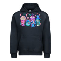 Navy stitch coffee Urban Hoodie - Jasminsmagicworld