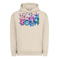 Pigment French Oak stitch coffee Urban Hoodie - Jasminsmagicworld