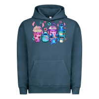 Pigment Midnight Navy stitch coffee Urban Hoodie - Jasminsmagicworld