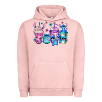 Pigment Salmon stitch coffee Urban Hoodie - Jasminsmagicworld