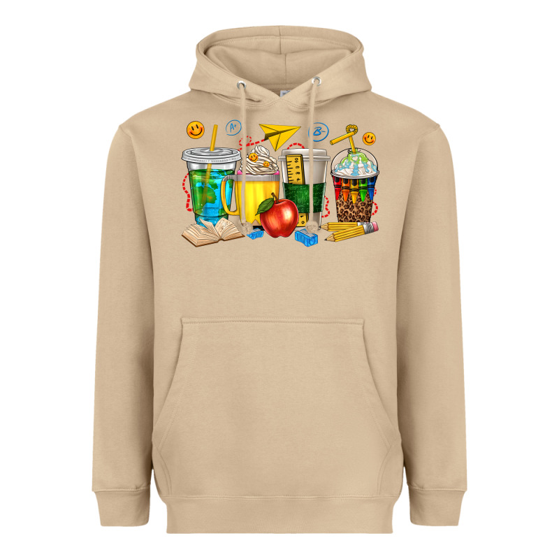 Teacher Coffee Cups Tbw Heavyweight Hoodie by texasbilliewilder | Teevron