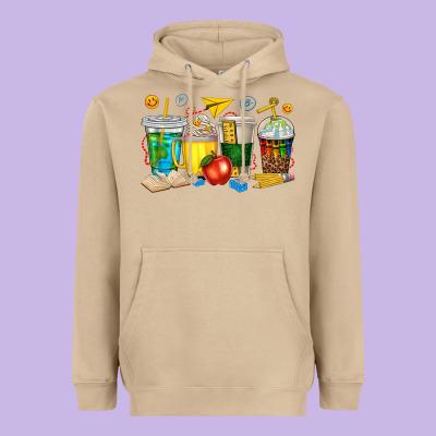 Teacher Coffee Cups Tbw Heavyweight Hoodie Designed By Texasbilliewilder