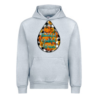 Heather Grey Thankful Grateful Blessed Urban Hoodie - LillyAllenDesigns