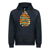 Navy Thankful Grateful Blessed Urban Hoodie - LillyAllenDesigns