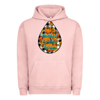 Pigment Salmon Thankful Grateful Blessed Urban Hoodie - LillyAllenDesigns