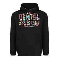 Black dental assistant Heavyweight Hoodie - Zillion Design Studio