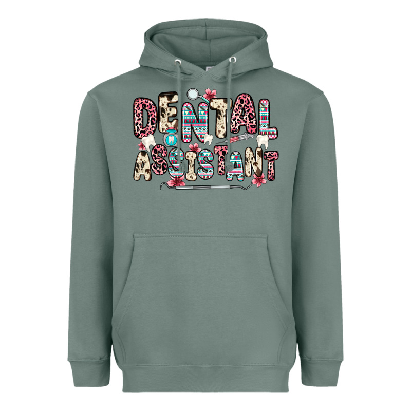 Dental Assistant Heavyweight Hoodie by Zillion Design Studio | Teevron