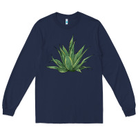 Navy cactus Long Sleeve Tee - BarkalooDesign