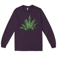 Plum cactus Long Sleeve Tee - BarkalooDesign