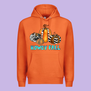 Howdy Fall Premium Hoodie Designed By Jahusdesignshop