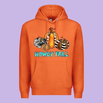Howdy Fall Premium Hoodie Designed By Jahusdesignshop