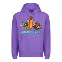 Purple howdy fall Premium Hoodie - JahusDesignShop