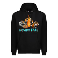 Black howdy fall Premium Hoodie - JahusDesignShop
