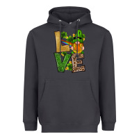 Smoke st patricks day gnomes shamrock love Heavyweight Hoodie - RanaPortraitStore