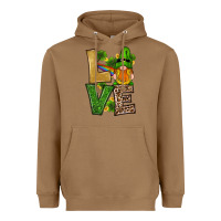 Toasted Coconut st patricks day gnomes shamrock love Heavyweight Hoodie - RanaPortraitStore