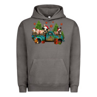 Pigment Tornado christmas farm animals truck Urban Hoodie - Jasminsmagicworld