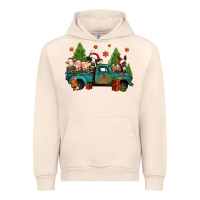Sandshell christmas farm animals truck Urban Hoodie - Jasminsmagicworld